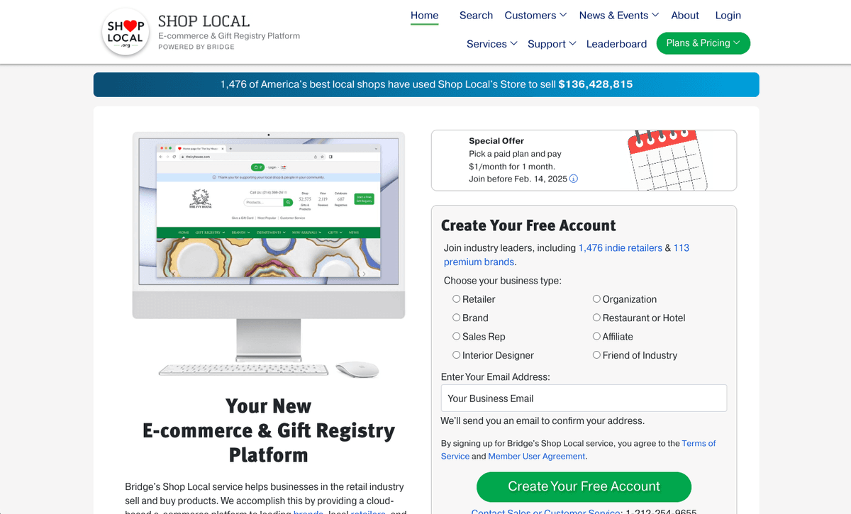 Shop Local Sales Site